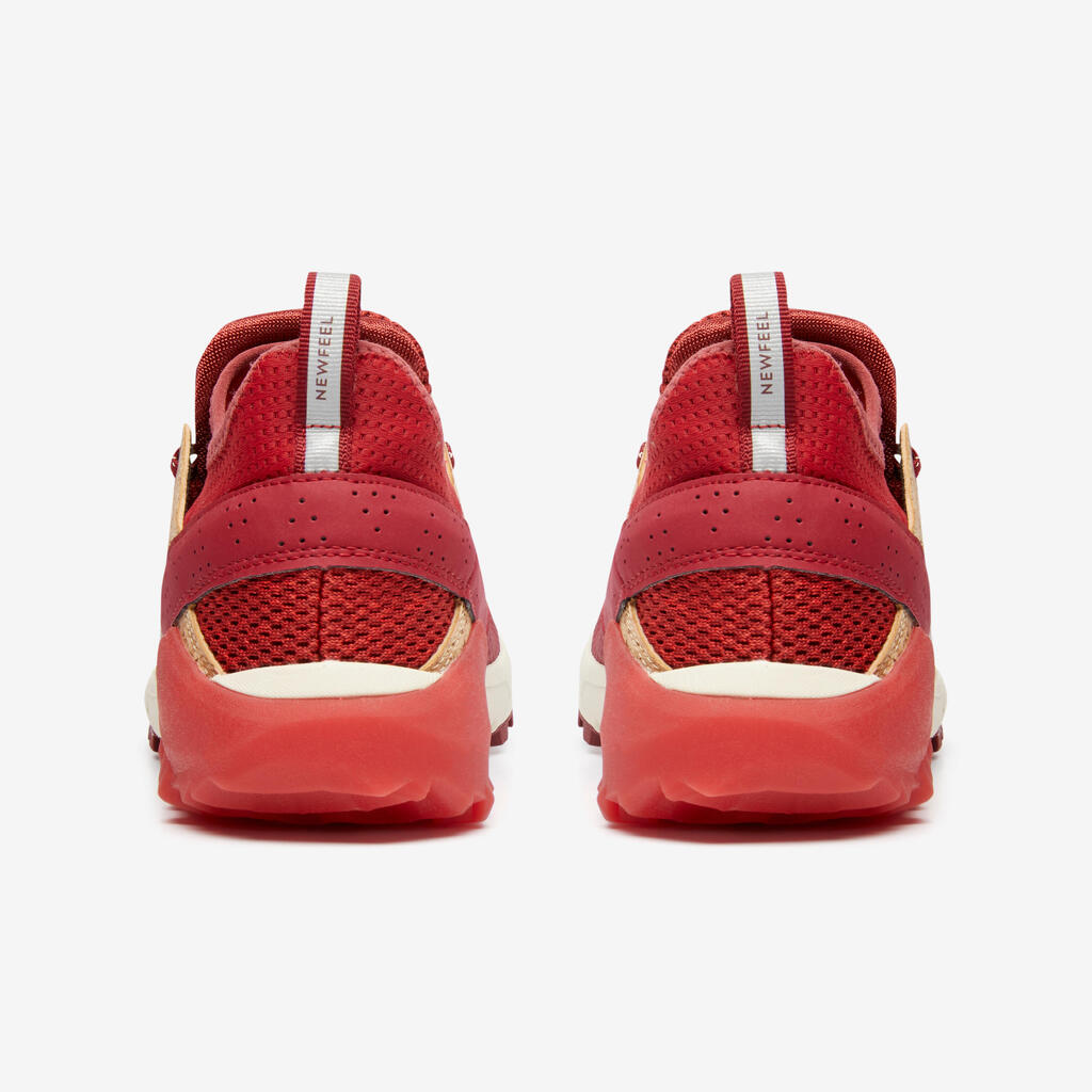 Chaussures respirantes de marche nordique NW 500 rouge